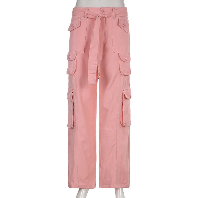 Aesthetic Low Waist Trousers