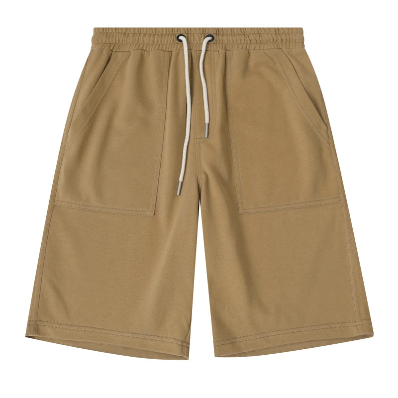 Baggy Cotton Sweat Shorts