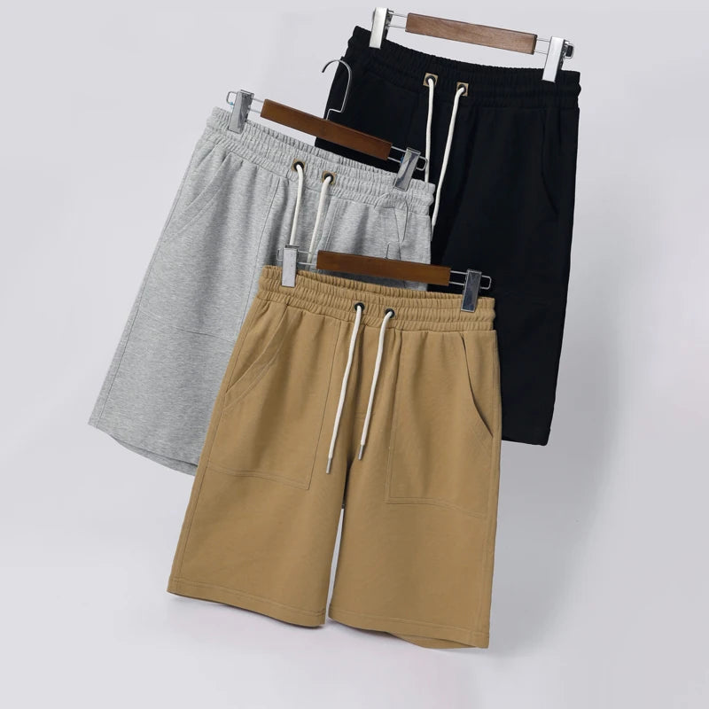 Baggy Cotton Sweat Shorts