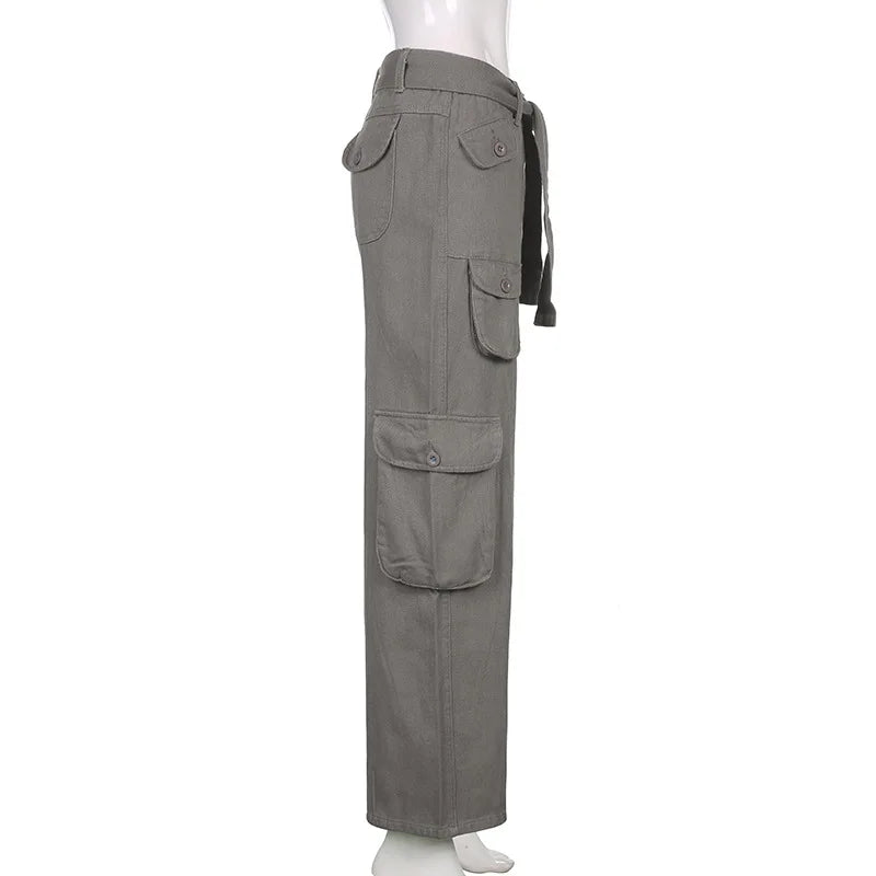 Aesthetic Low Waist Trousers