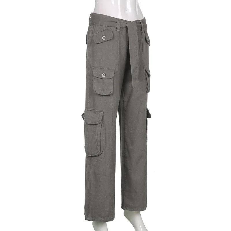 Aesthetic Low Waist Trousers